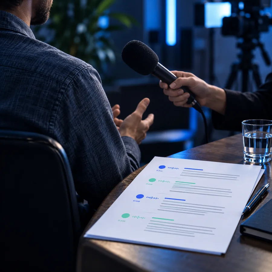Dokumentarisches Interview als Quelle für ein Transkriptbeispiel